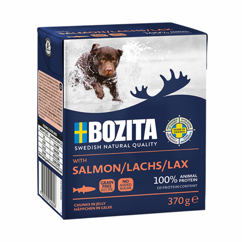 Karma Bozita łosoś w galarecie dla psa 370g mokra